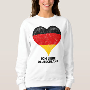 I love German people and Germany country Heart Trui