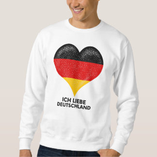 I love German people and Germany country Heart Trui