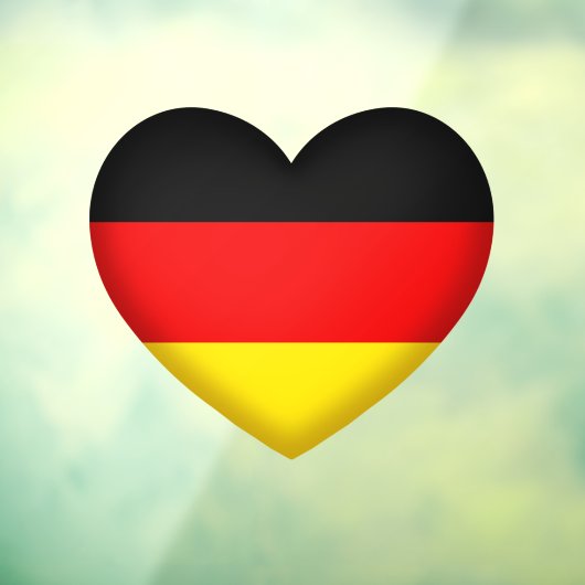 I Love Germany Black Red Gold German Pride Decal (Vel 3)