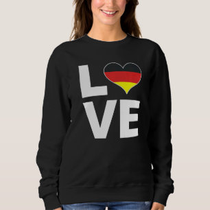 I Love Germany Heart Flag Germany Trui