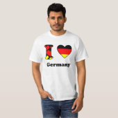 I love Germany T-shirt (Voorkant volledig)