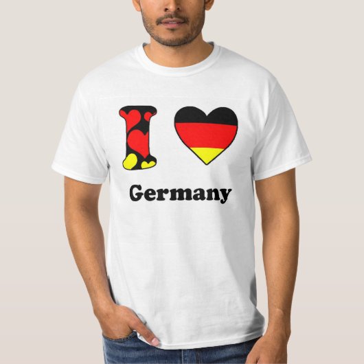 I love Germany T-shirt (Voorkant)