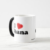 I Love Ghana Magische Mok (Voorkant links)