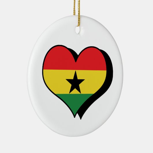 I Love Ghana Ornament (Rechts)