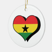 I Love Ghana Ornament (Links)