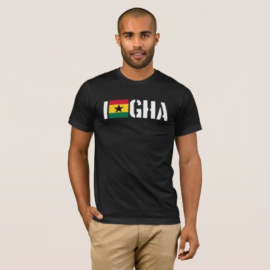 I Love GHANA T-shirt (Voorkant volledig)