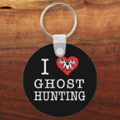 I Love Ghost Hunting Sleutelhanger (Voorkant)