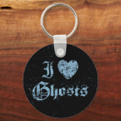 I Love Ghosts Sleutelhanger (Voorkant)