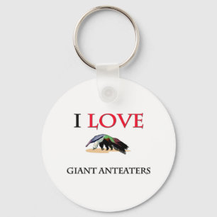 I Love Giant Anteaters Sleutelhanger