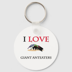 I Love Giant Anteaters Sleutelhanger