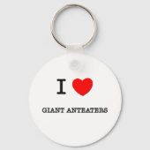 I Love GIANT ANTEATERS Sleutelhanger (Voorkant)