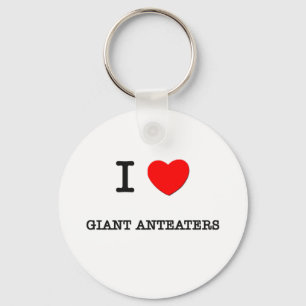 I Love GIANT ANTEATERS Sleutelhanger