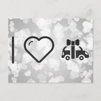 I Love Gift Cars Briefkaart