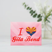 I Love Gila Bend, Arizona Briefkaart (Staand voorkant)