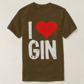 I Love Gin 2 T-shirt (Design voorkant)