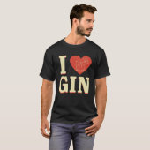 I Love Gin T-shirt (Voorkant volledig)