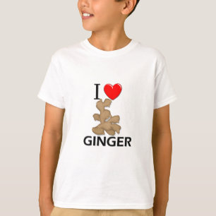 I Love Ginger T-shirt