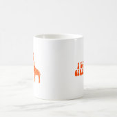 I Love Giraffe (Oranje) Koffiemok (Center)