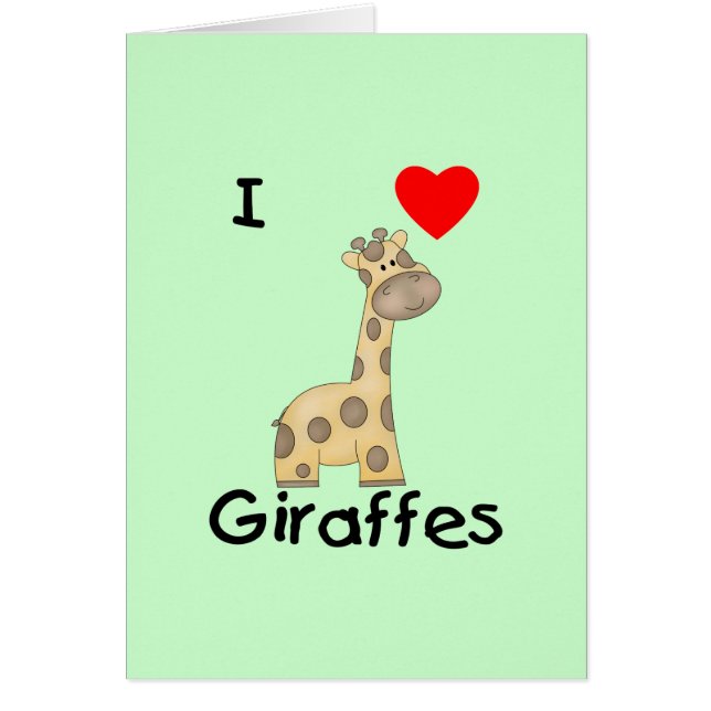 I Love Giraffes (2) (Voorkant)
