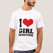 I Love girl scouting T-shirt (Voorkant)