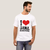 I Love girl scouting T-shirt (Voorkant volledig)