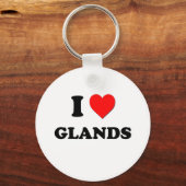 I Love Glands Sleutelhanger (Voorkant)
