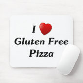 I Love Gluten Free Pizza Muismat (Met muis)