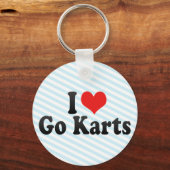 I Love Go Karts Sleutelhanger (Voorkant)