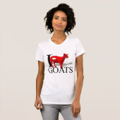 I Love Goats T-shirts (Voorkant volledig)