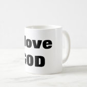 I love GOD Koffiemok (Voorkant rechts)