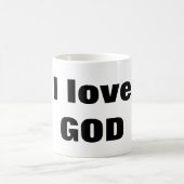 I love GOD Koffiemok (Center)