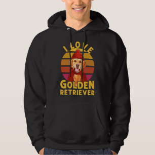 I Love Golden Retrieve Labrador Retriever Draag R Hoodie