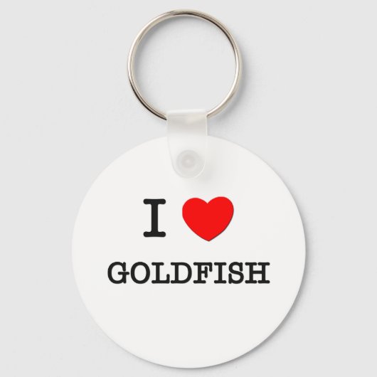 I Love GOLDFISH Sleutelhanger (Voorkant)