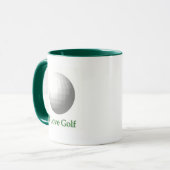 I Love Golf Design Coffee Cup Mok (Voorkant links)