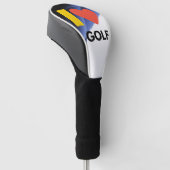 I Love Golf Head Hoesje Golfheadcover (Schuin)