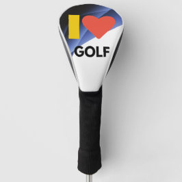 I Love Golf Head Hoesje Golfheadcover