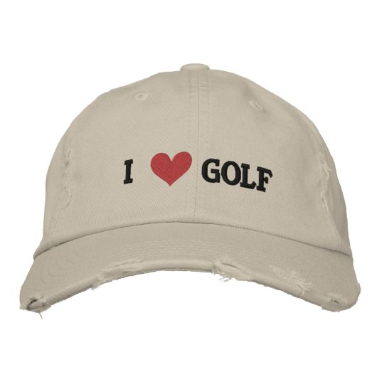 'I LOVE GOLF' HONKBAL PET (Voorkant)