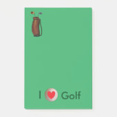 "I Love Golf" Post-it® notes 4 x 6 (Voorkant)