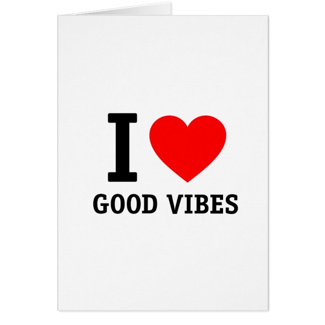 I Love Good Vibes (Voorkant)