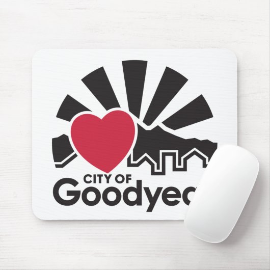 I Love Goodyear Muismat (Met muis)