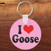 I Love Goose Sleutelhanger (Voorkant)