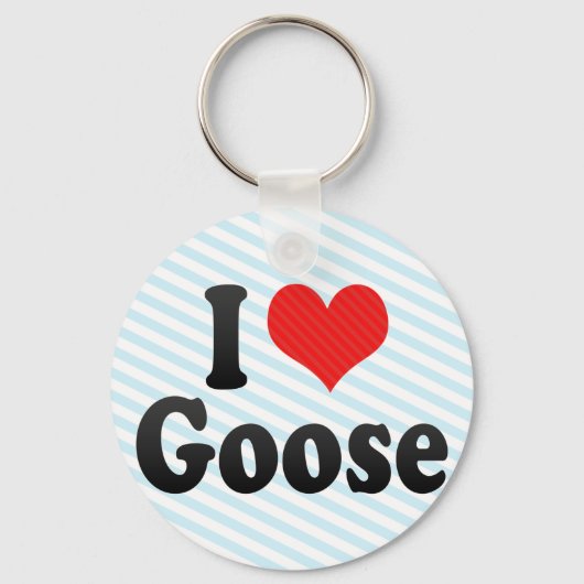 I Love Goose Sleutelhanger (Voorkant)