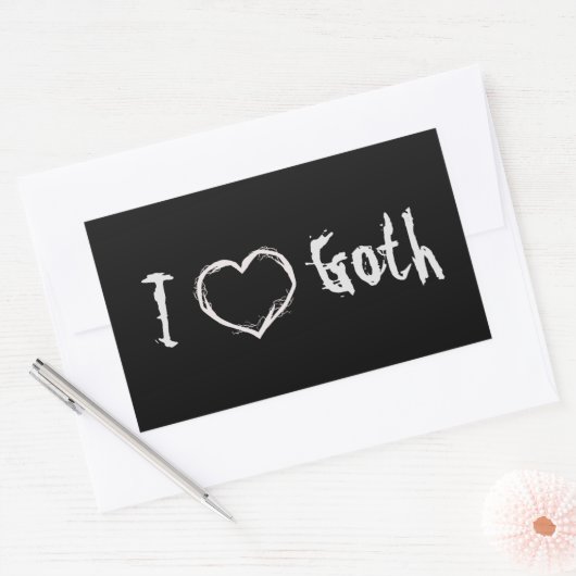 I Love Gothic Sticker (Envelop)