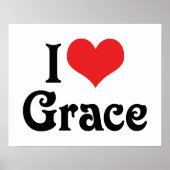 I Love Grace Poster (Voorkant)