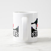 I Love Grackles Grote Koffiekop (Achterkant)