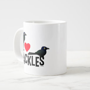 I Love Grackles Grote Koffiekop