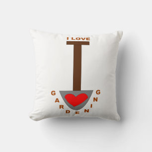 I Love Gradening Spade Pillow Kussen