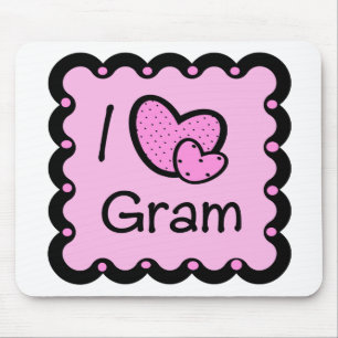 I Love Gram Cute T-Shirt Muismat