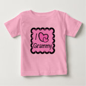 I Love Grammy Cute T-Shirt (Voorkant)
