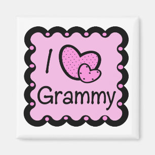 I Love Grammy Cute T-Shirt Magneet